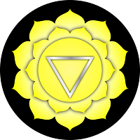 Yellow flower representing the solar plexus chakra